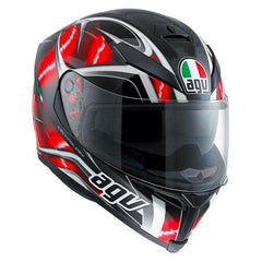 agv k5 2.0 huricane AGV - K5 S Hurricane Black/White/Red Helmet