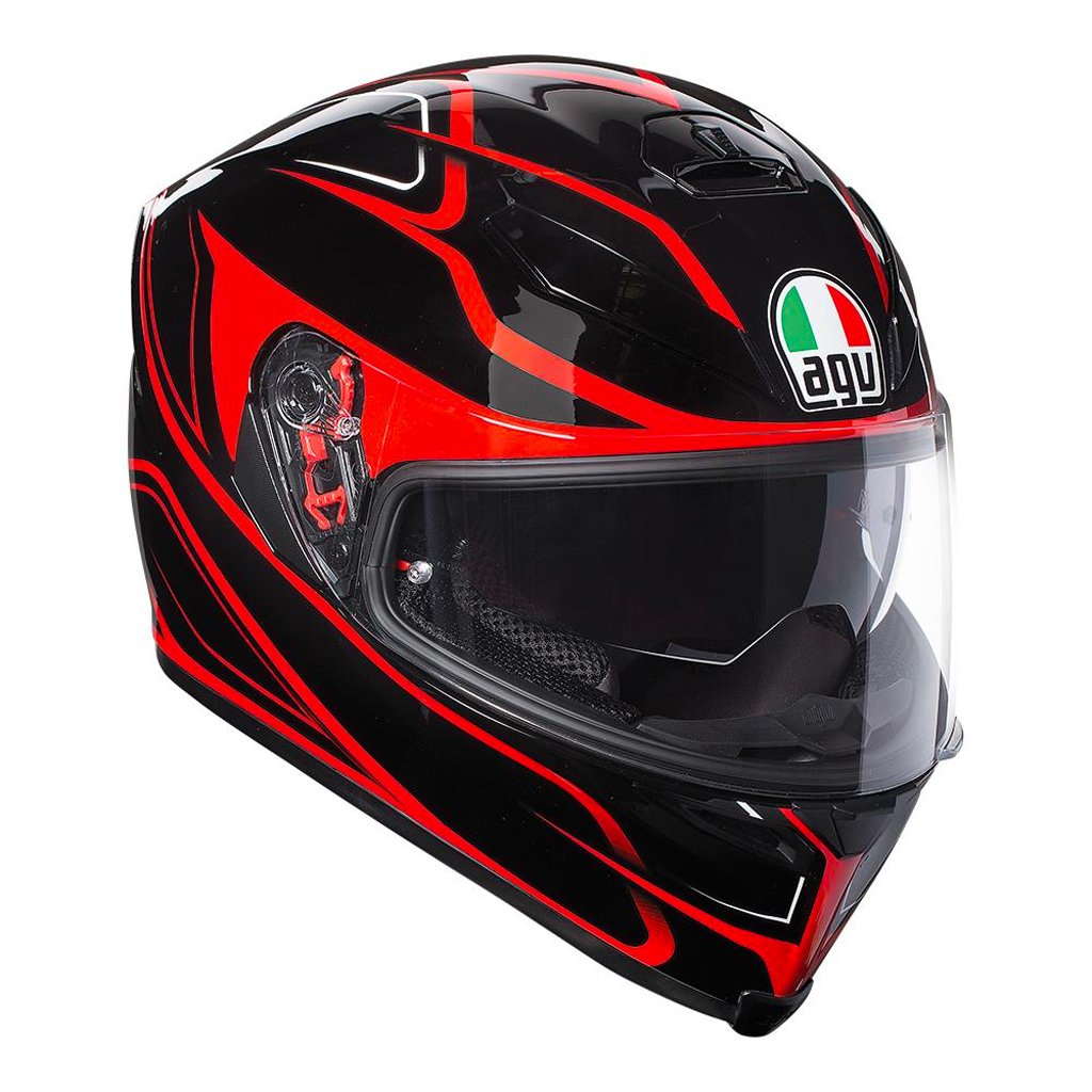 agv k5 enlace red AGV - K5 S Magnitude Black/Red Helmet