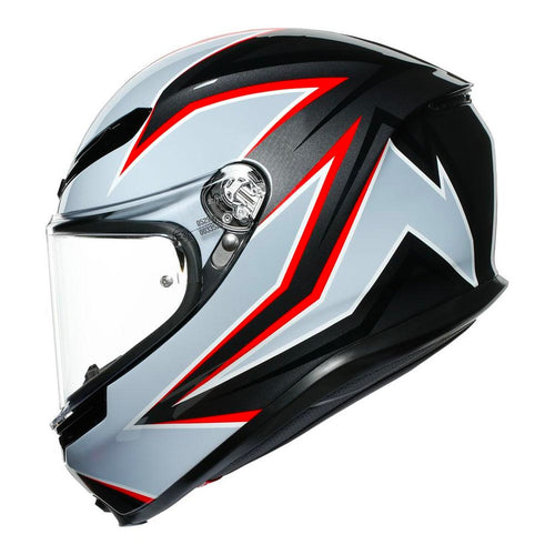 AGV - K-6 Flash Black/Grey/Red Helmet