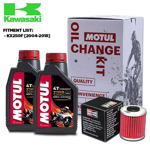 Motul - Kawasaki MX Oil Change Kit (4306062573645)