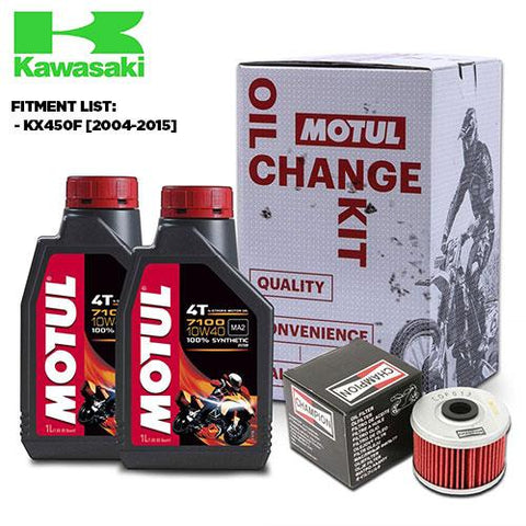 Motul - Kawasaki MX Oil Change Kit (4306062704717)