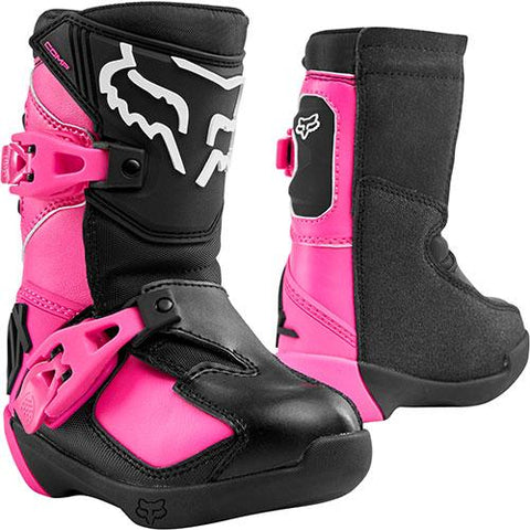 Fox - 2023 Youth Comp K Black/Pink Boot