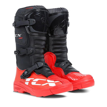 TCX - Comp Youth Black/Red Boots