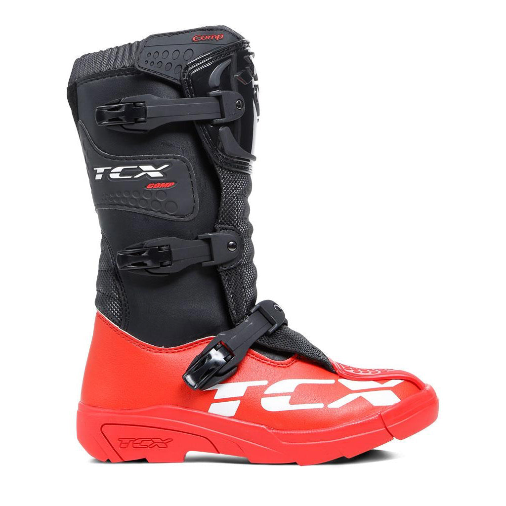 TCX - Comp Youth Black/Red Boots