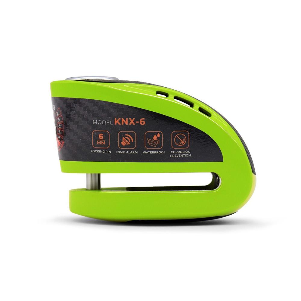 Kovix - KNX-6 6mm Neon Green Alarm Disc Lock