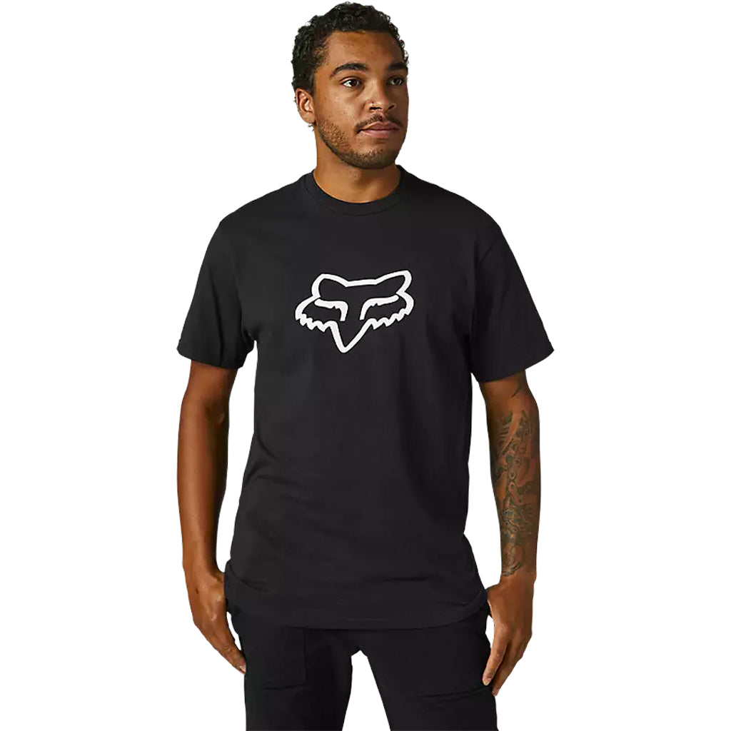 Fox - Legacy Fox Head Black/Wihte Tee