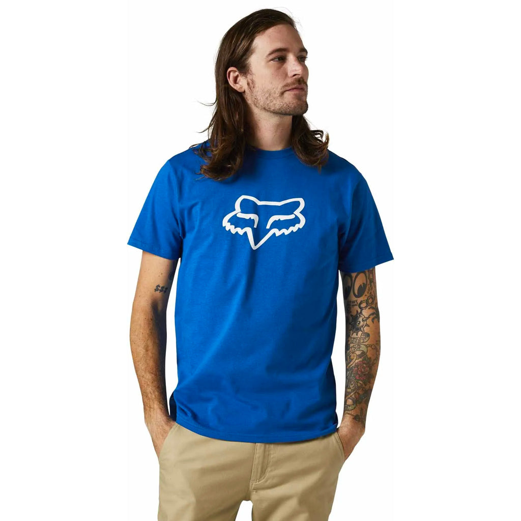 Fox - Legacy Fox Head Blue Tee