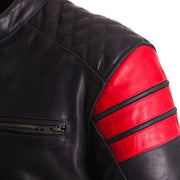 Segura - Looping Black/Red Leather Jacket