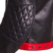 Segura - Looping Black/Red Leather Jacket