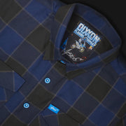 Dixxon - The Maddo Black/Blue Flannel