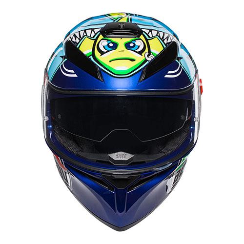 agv k3 rossi hands AGV - K-3 SV Rossi Misano Helmet