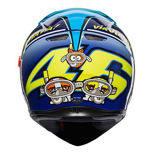agv k3 rossi 5 AGV - K-3 SV Rossi Misano Helmet