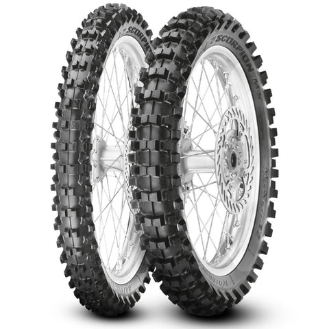Pirelli - MX32 Mid Soft Front & Rear Tyre & Tube Kit - 110/90/19