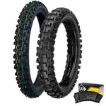 Dunlop - MX 52/51 Front & Rear Tyre and Tube Kit - 120/90-18