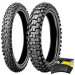 Dunlop - MX 52 Front & Rear Tyre and Tube Kit - 110/100-18