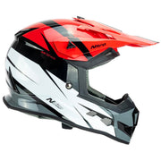 Nitro - MX700 Youth Recoil Red/White Helmet