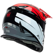 Nitro - MX700 Youth Recoil Red/White Helmet