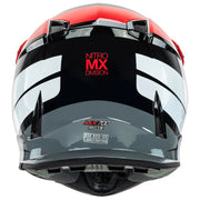 Nitro - MX700 Youth Recoil Red/White Helmet