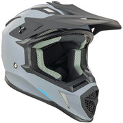 Nitro - MX760 Grey/Blue Helmet