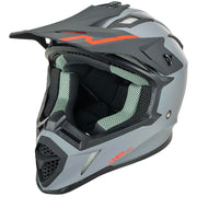 Nitro - MX760 Grey/Red Helmet