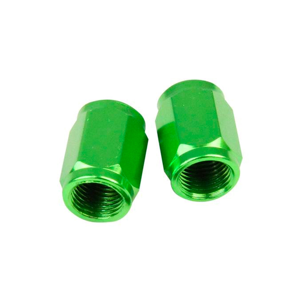 States MX - Green Valve Cap Set