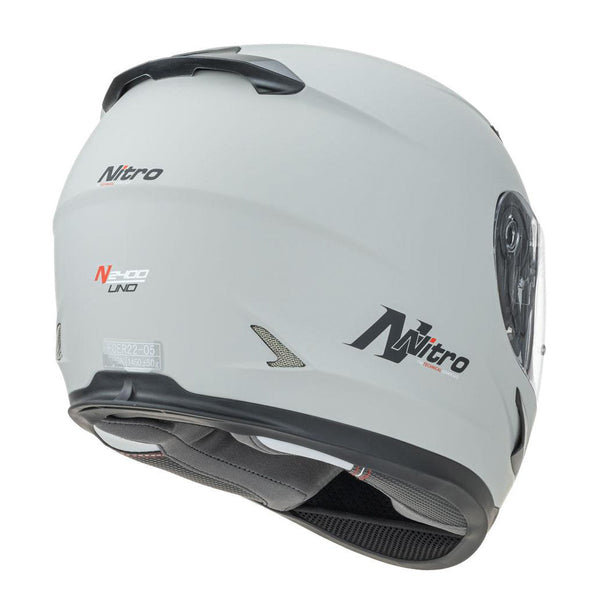 Nitro - N2400 Solid Grey Helmet