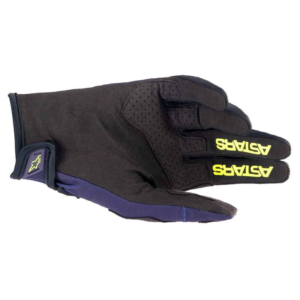 Alpinestars - 2023 Techstar Navy/Yellow Gloves