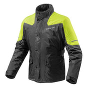 Rev-It - Nitric 2 Black/Yellow Rain Jacket