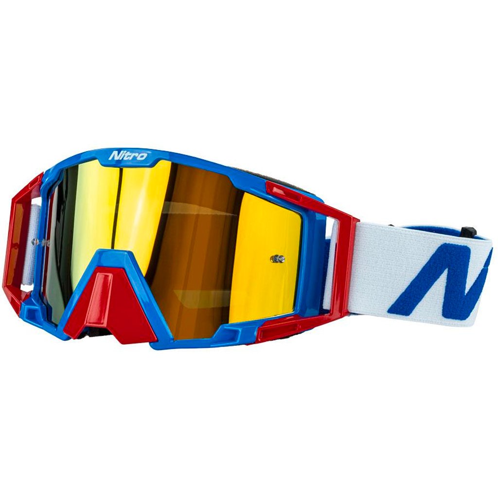 Nitro - NV-100 Iridium Red/White/Blue MX Goggle