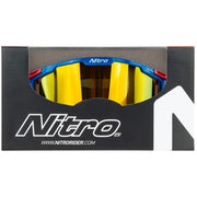 Nitro - NV-100 Iridium Red/White/Blue MX Goggle