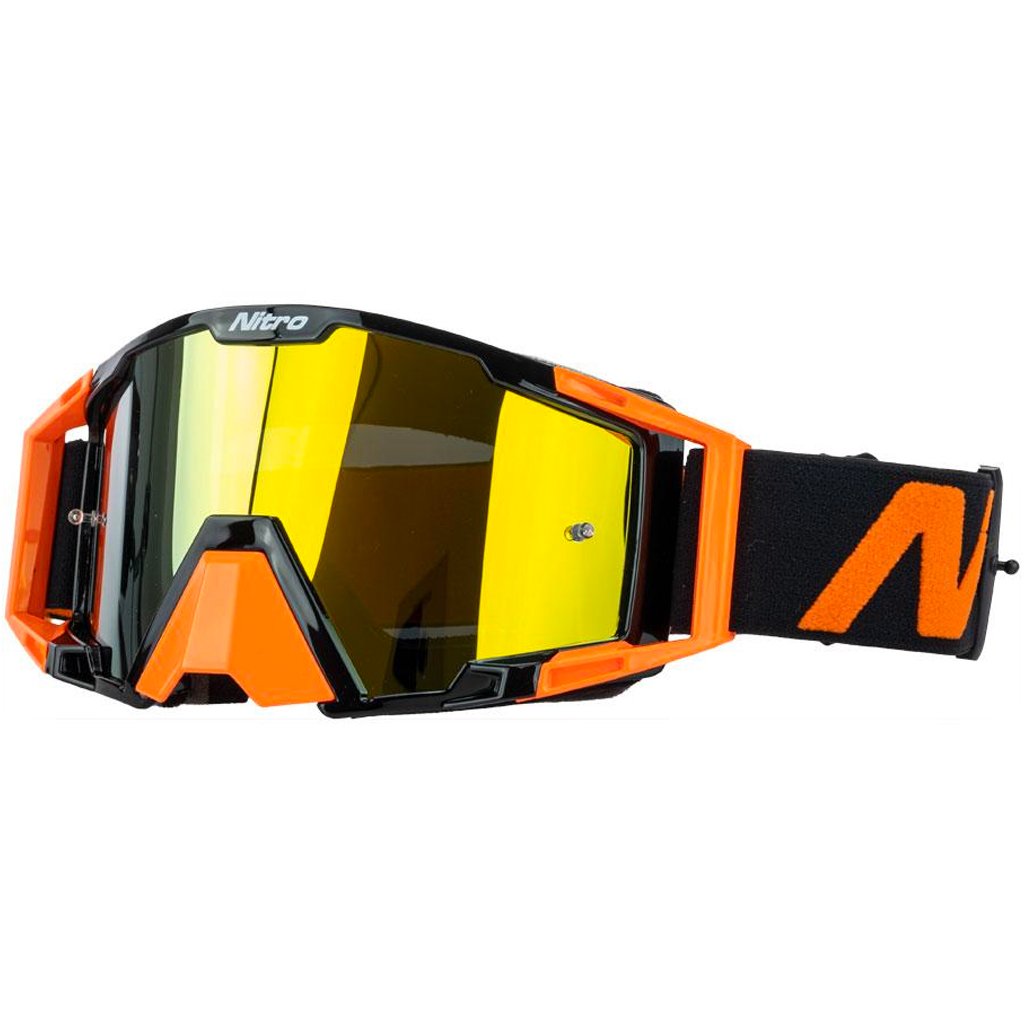 Nitro - NV-100 Iridium Black/Orange MX Goggle