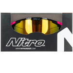 Nitro - NV-100 Iridium Black/Pink MX Goggle