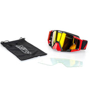 Nitro - NV-100 Iridium Black/Red MX Goggle