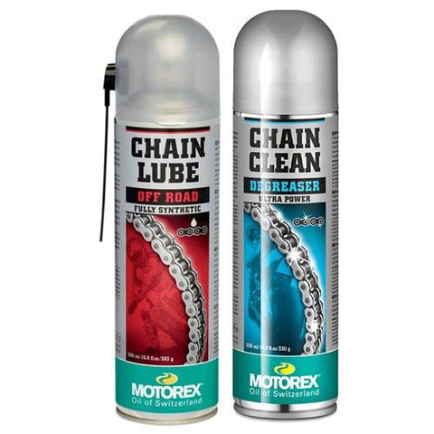 Motorex - Off-Road Chain Lube & Cleaner Pack (4306059329613)