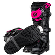 Oneal - Youth Rider Pro Black/Pink MX Boots