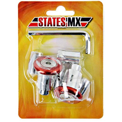 States MX - Orange Off-Road Handlebar Ends