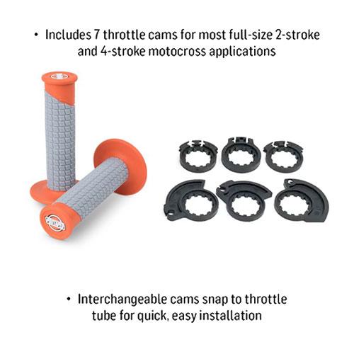 Pro Taper - Clamp On Pillow Top Orange Grips