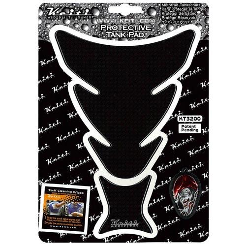 Keiti - 2 Piece Carbon Look Tank Pad