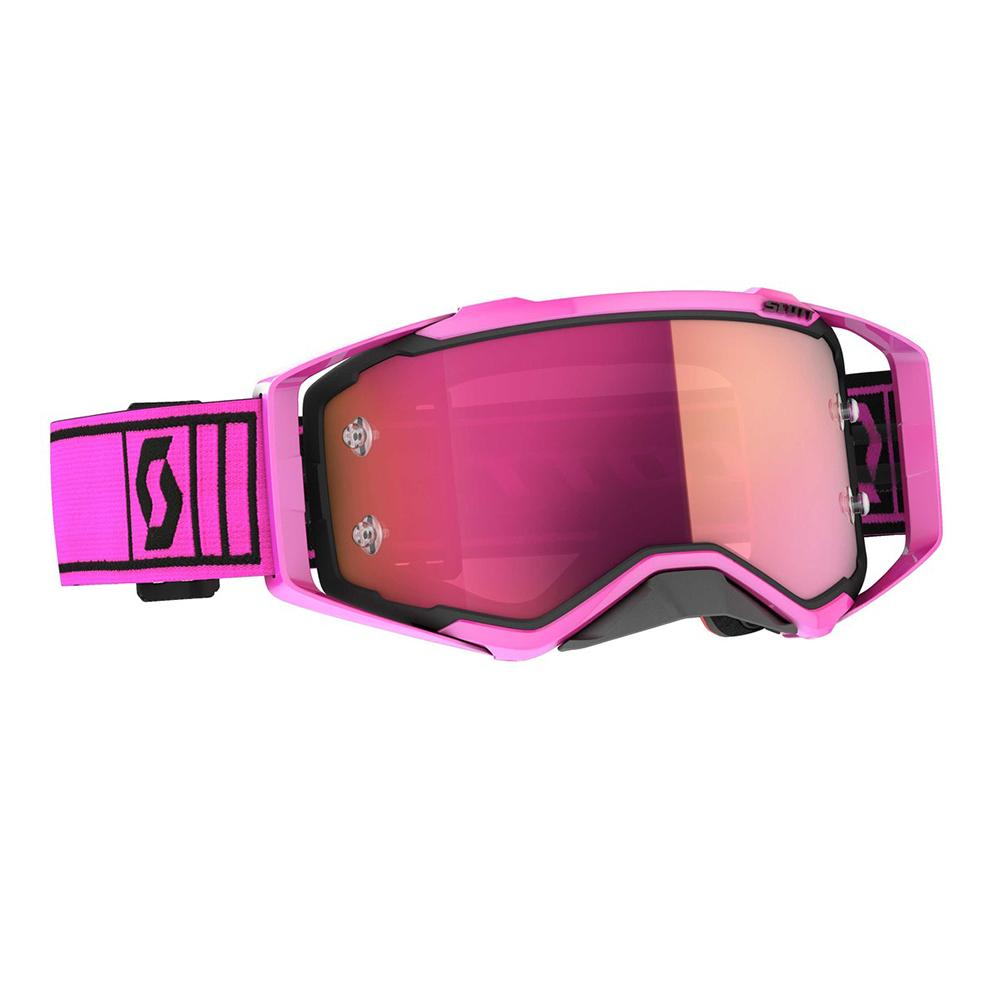 Scott - Prospect Black/Pink Chrome Lens Goggles