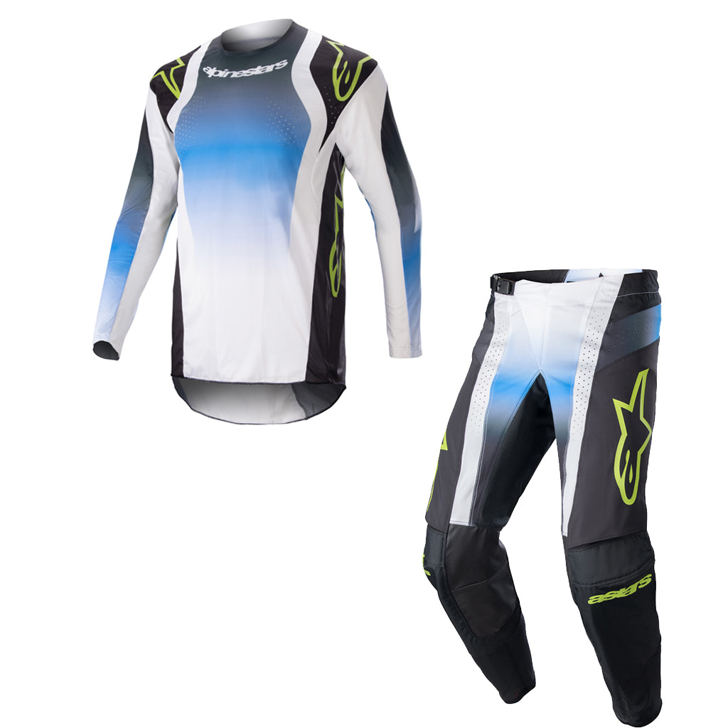 Alpinestars - 2023 Techstar Push Blue/White MX Combo