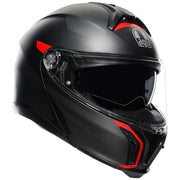 AGV - Tourmodular Grey/Red Helmet & Intercom System Combo