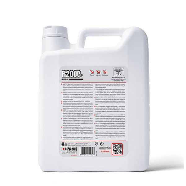 IPONE - RS2000 RS 2 Stroke Oil - 4L