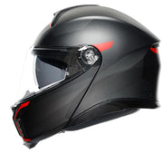 AGV - Tourmodular Grey/Red Helmet & Intercom System Combo