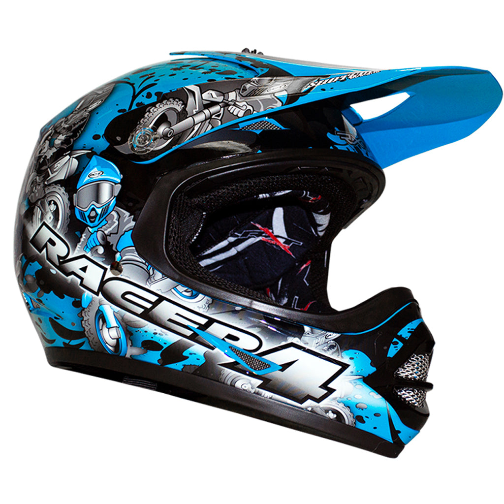 RXT - Youth Racer 4 Blue Helmet