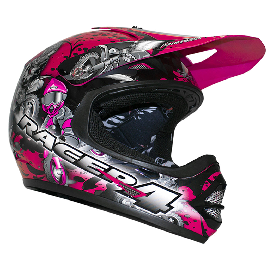 RXT Youth Racer Pink Helmet AMA Warehouse - Main Image