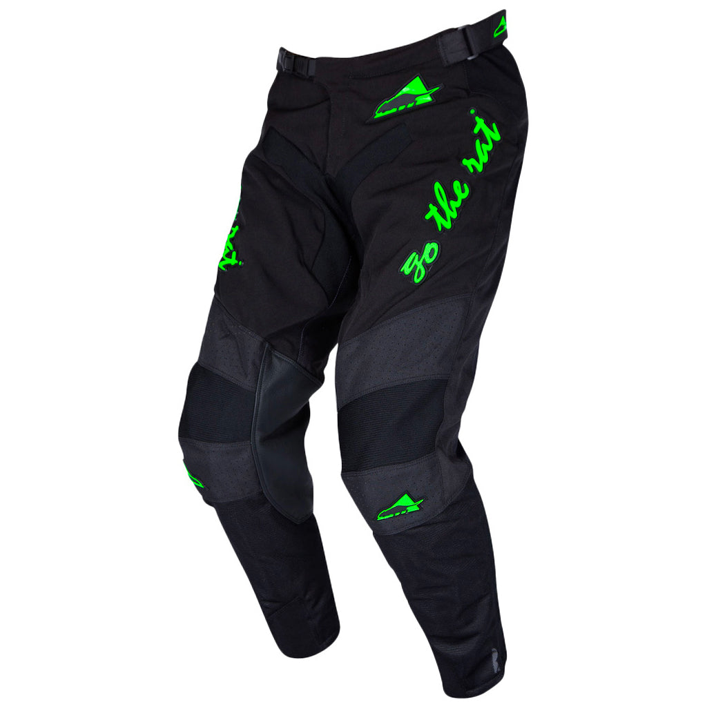 Rat Racing - Go The Rat Black/Green Pants