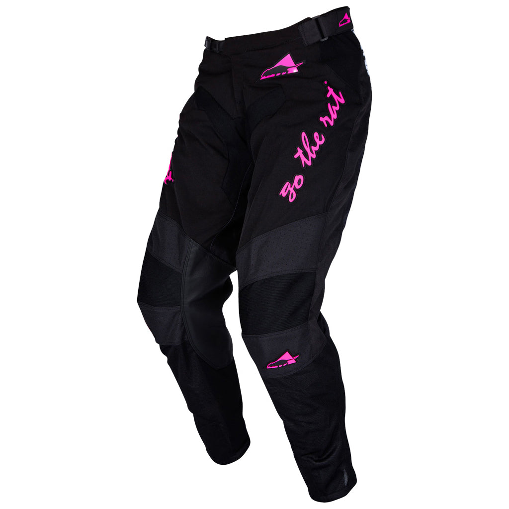 Rat Racing - Go The Rat Black/Pink Pants