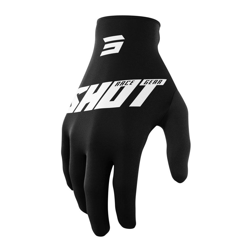 Shot - 2022 Raw Burst Black/White Gloves