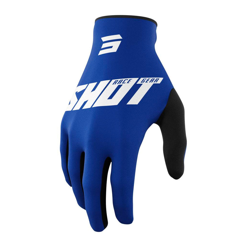 Shot - 2022 Raw Burst Black/Blue Gloves