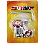 States MX - Red Off-Road Handlebar Ends